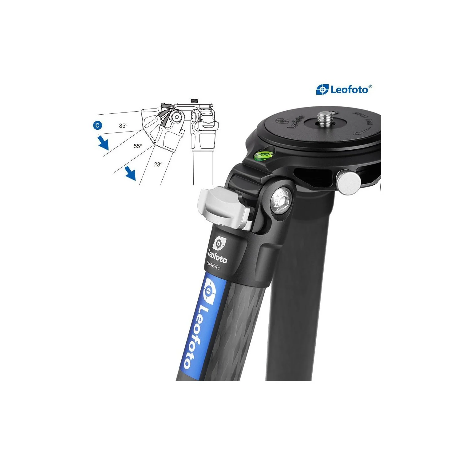 Leofoto LM-364C Summit Series Carbon Fiber Tripod 4S