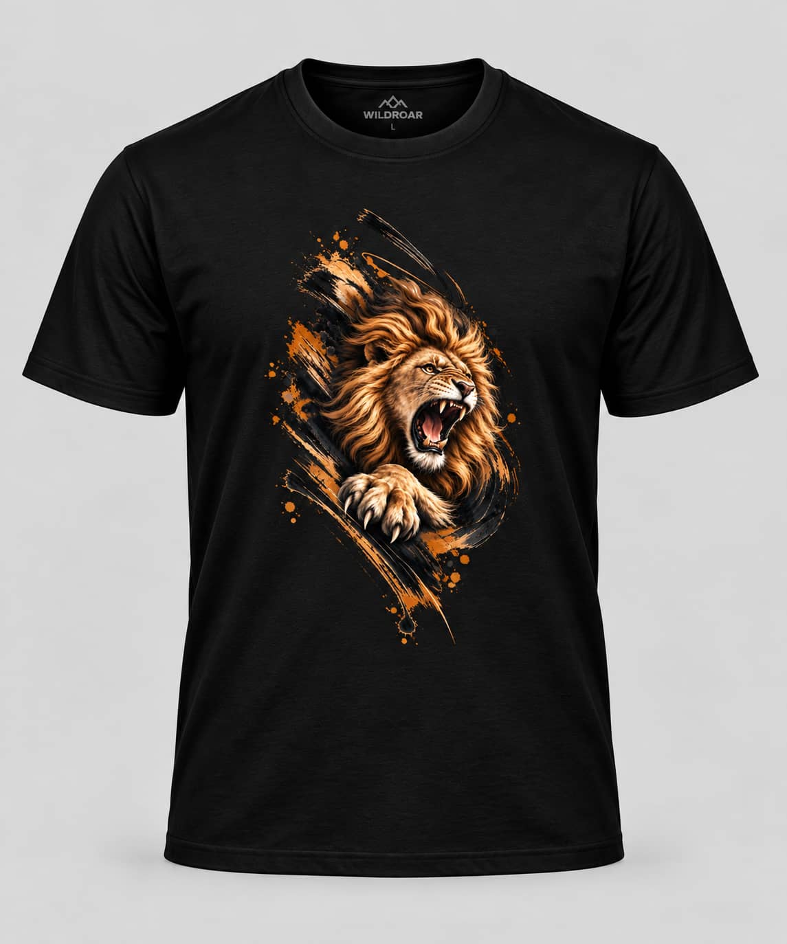 Lion Unleashed – Wildlife Graphic T-Shirt