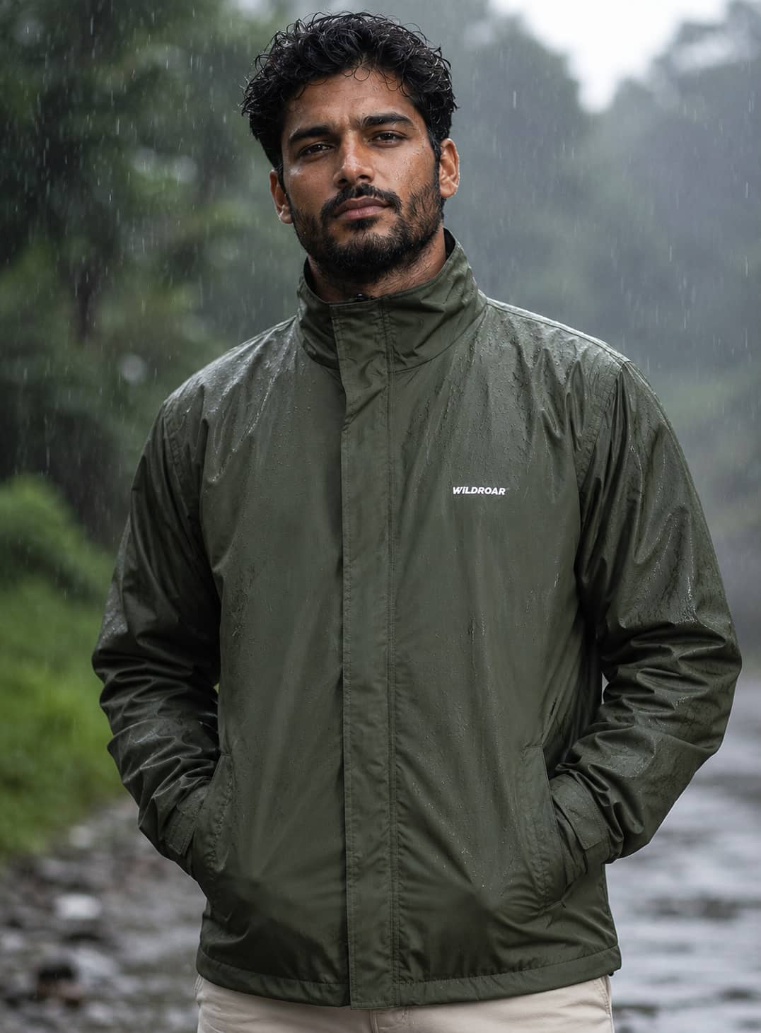 Rain & Wind Cheater Olive